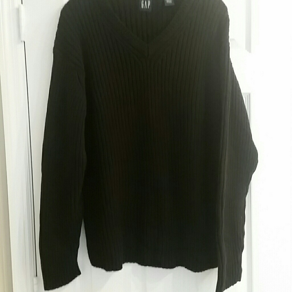 Men's cotton black sweater